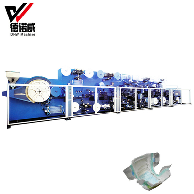 Disposable Semi Automatic Baby Adult Diaper&Women Sanitary Napkin Making and Packing Machine